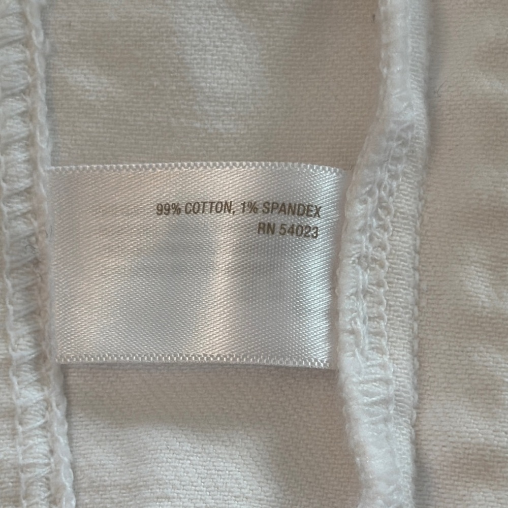 Old Navy White Jean Jacket Classic Denim Style - Picture 6 of 7